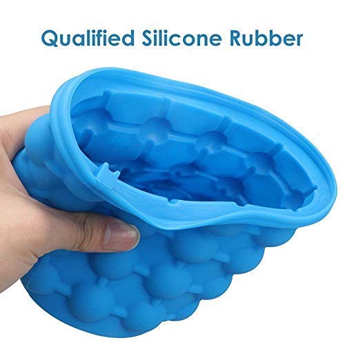 Silicone Ice Cube Maker - Color: Blue