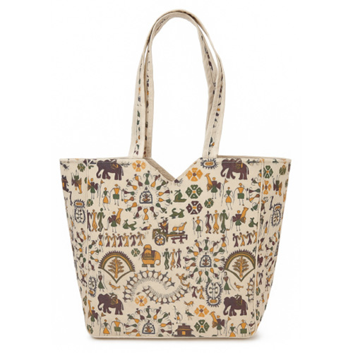 Verley Print Tote Bag - Color: Multicolor