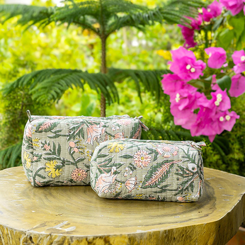 Forest Design Toiletry Pouch - Color: Multicolor