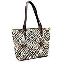 Ladies Jakard Office Bag - Color: Multicolor
