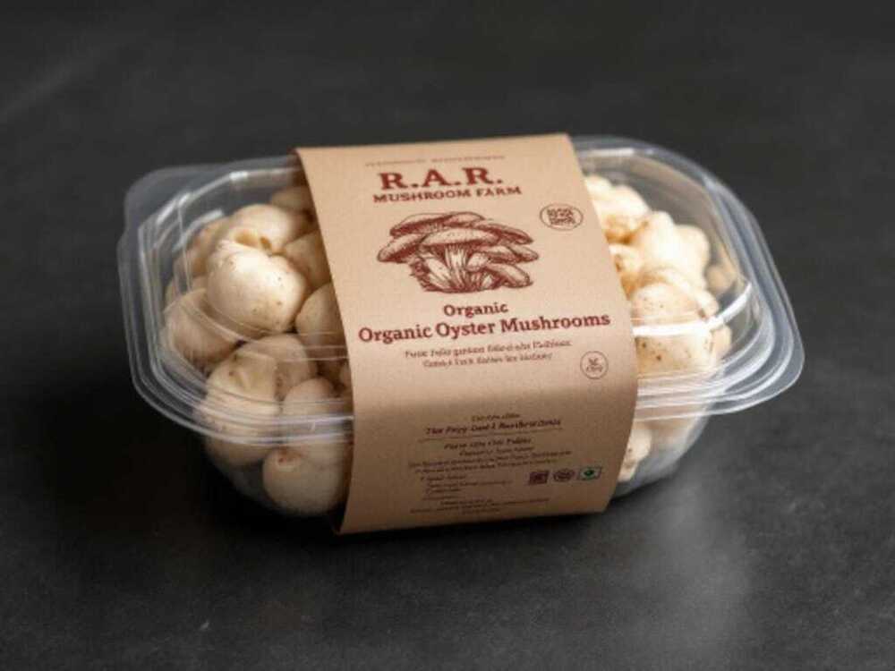Fresh Rar Oyster Mushroom - Color: Brown Or Light Brown