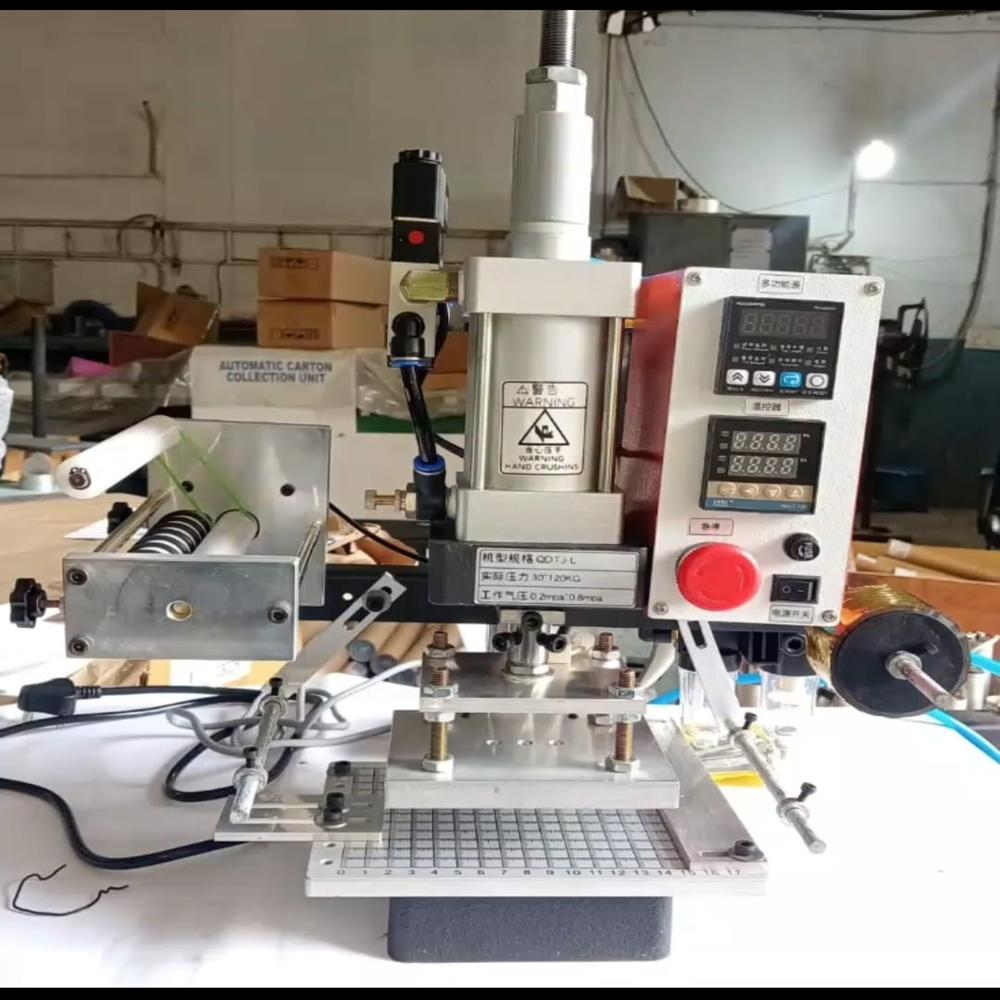 Hot Foil Stamping Machine 220/440v - Manual/semi-automatic, 40 Pcs/min Speed, 4*6 Inch Printing Area, Heavy Duty Steel Body