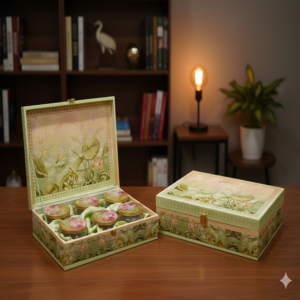 6 Jar Dry Fruit Gift Box