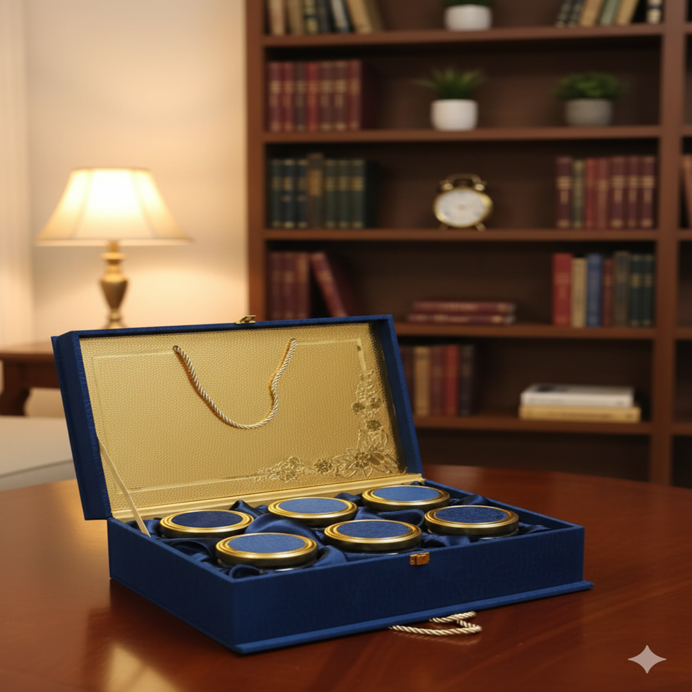 6 Jar Dry Fruit Gift Box