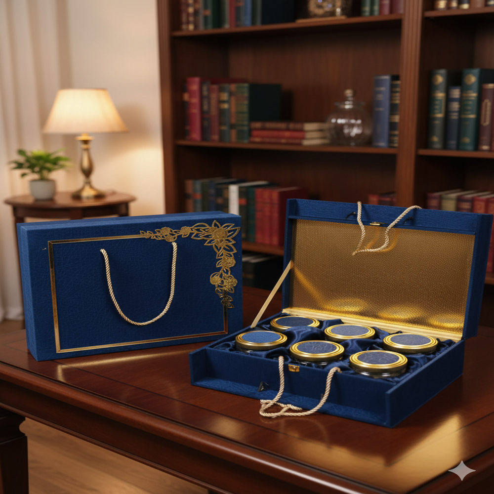 6 Jar Dry Fruit Gift Box