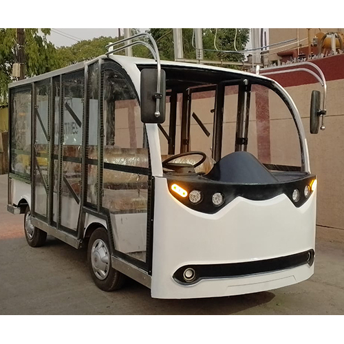 8 Seater Close Body Sightseeing Bus - Color: White