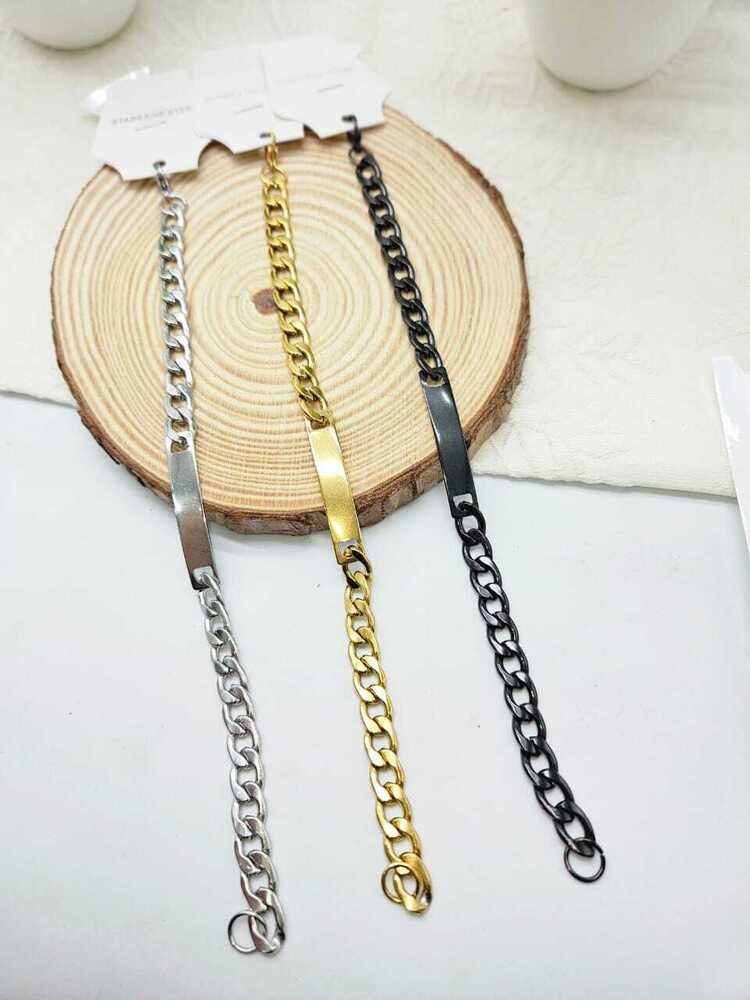 7Mm Chain Bracelet - Color: Multicolor