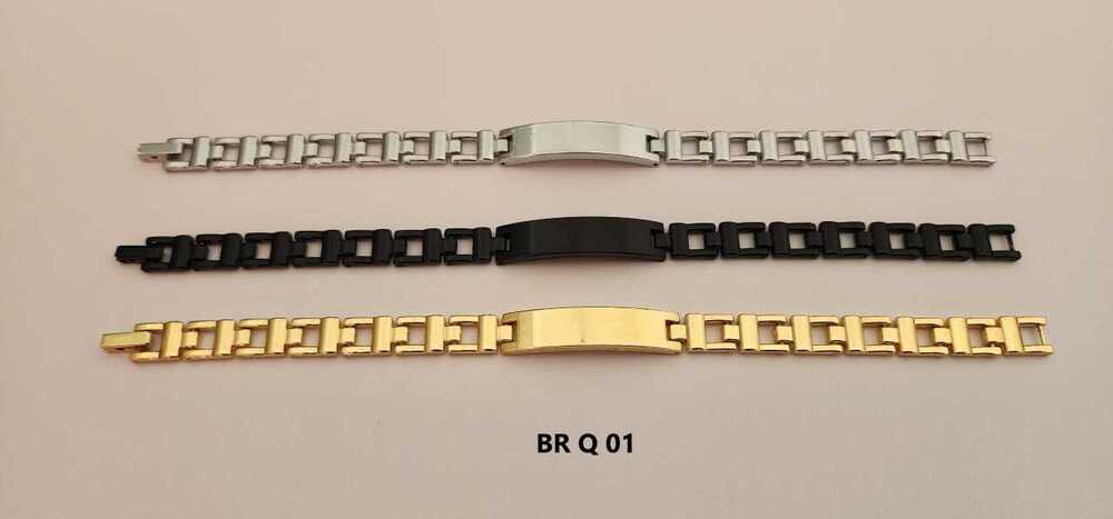 10Mm Plain Customizable Bracelets For Men And Boys - Color: Multicolor