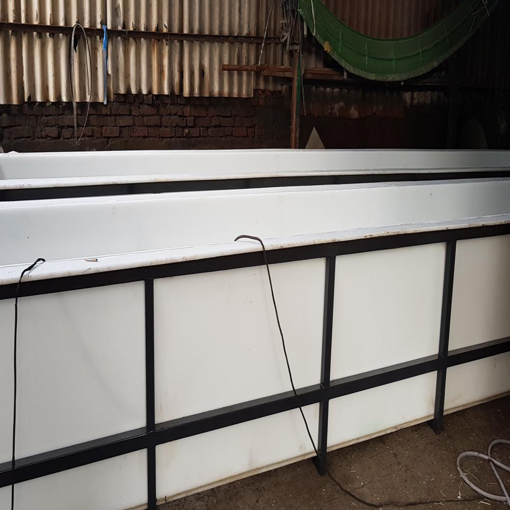 Polypropylene Tank - 250-500 Ltr Capacity, 5 Ft Height, White Finish | Industrial Application, Brand New Condition