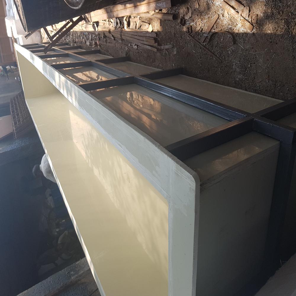 Polypropylene Tank - 250-500 Ltr Capacity, 5 Ft Height, White Finish | Industrial Application, Brand New Condition