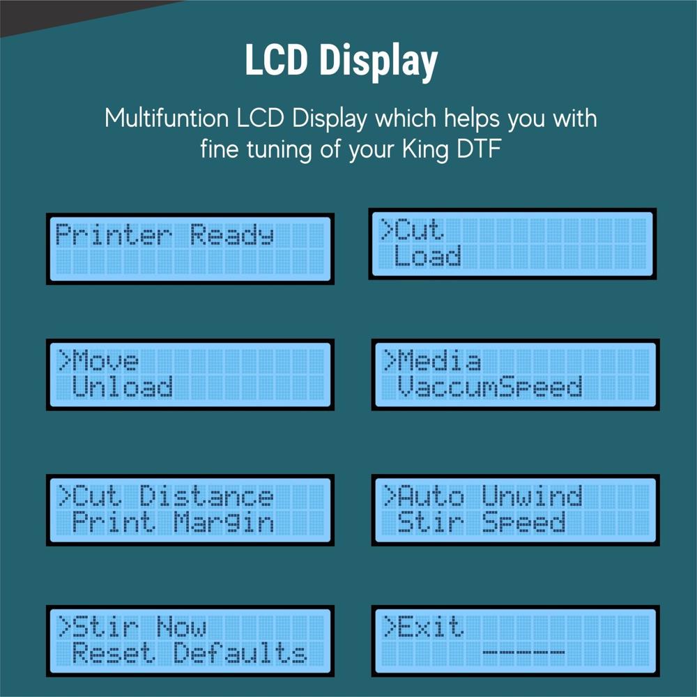 A3 DOUBLE HEAD DTF PRINTER