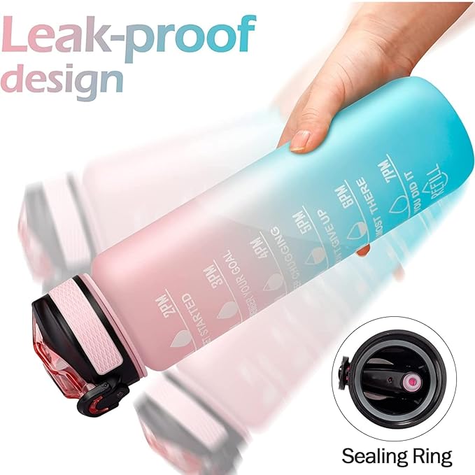 motivational water bottle