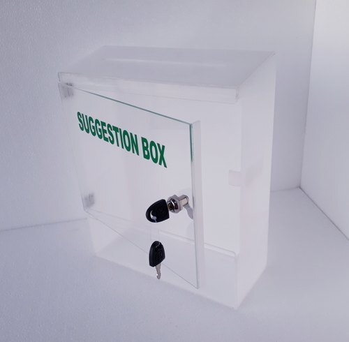Shanti Suggetion Box - Color: White