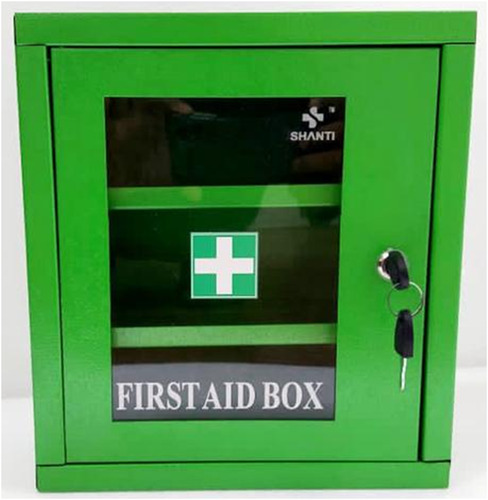 Shanti First Aid Box Metal Powder Coated