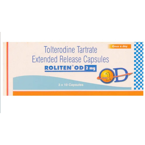 Tolterodine Tartrate 4 Mg Capsules