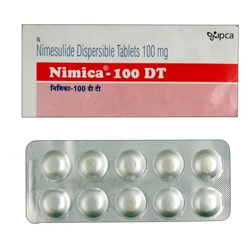 Nimica Dt Nimesulide 100Mg Tablet, Pain & Inflammation Relief Medicine - Age Group: Suitable For All Ages
