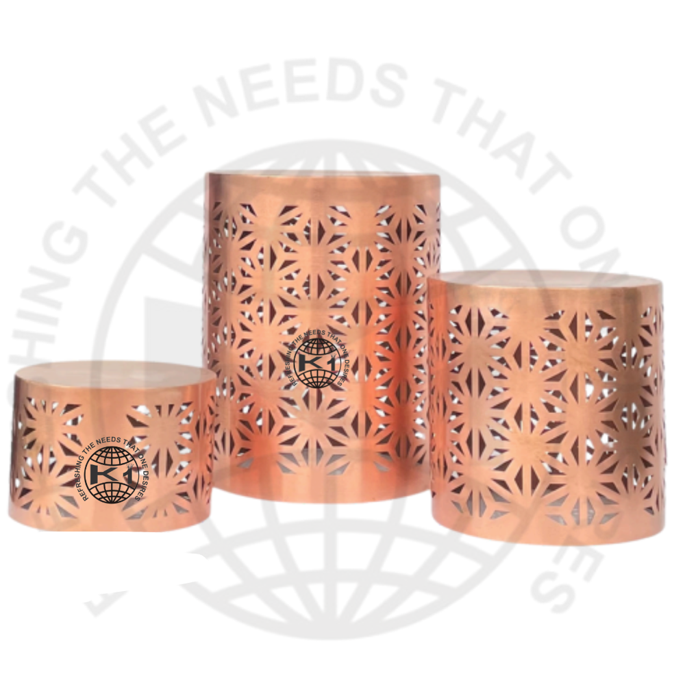 SS Steal Round Set of 3 Riser Set, For Hotel