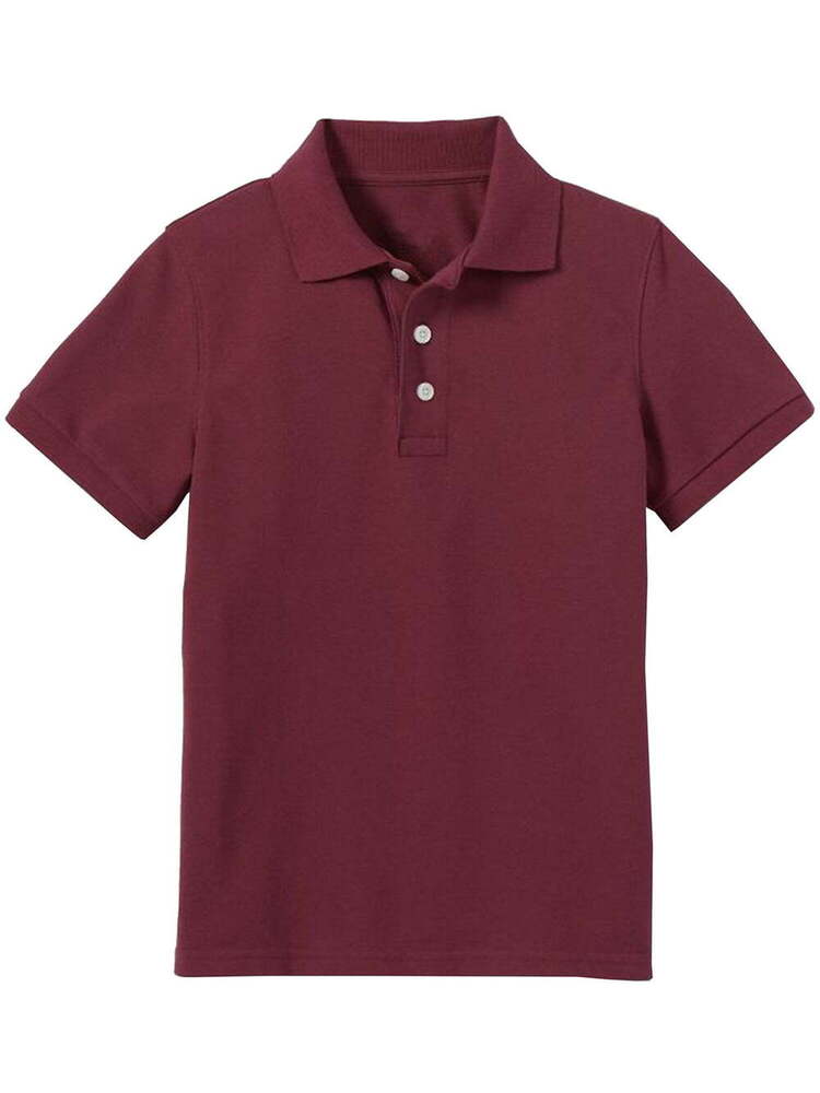 School Uniform Cotton T Shirt - Color: Green