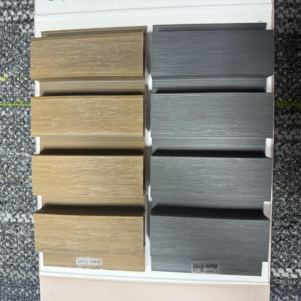 Castle Wpc Exterior Louvers Cladding Facade Elevation Krraft - Application: Walls And Ceiling