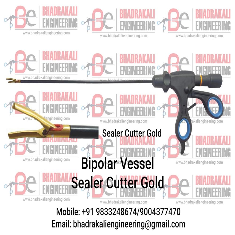 Bipolar Vessel Sealer Cutter Gold 
