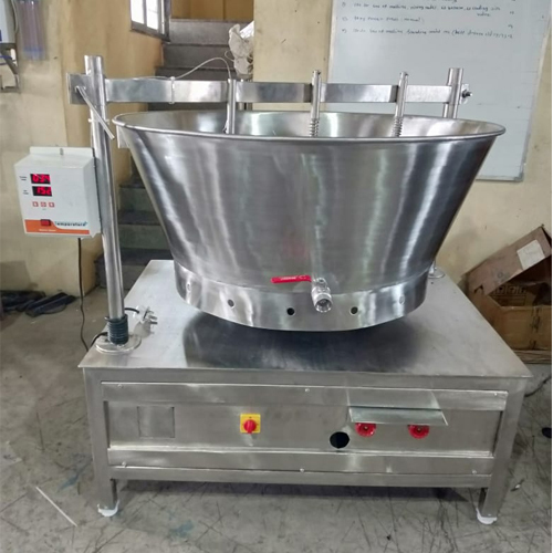 Standing Model Gas Operated Khoya Making Machine - Capacity: 70 Ltr