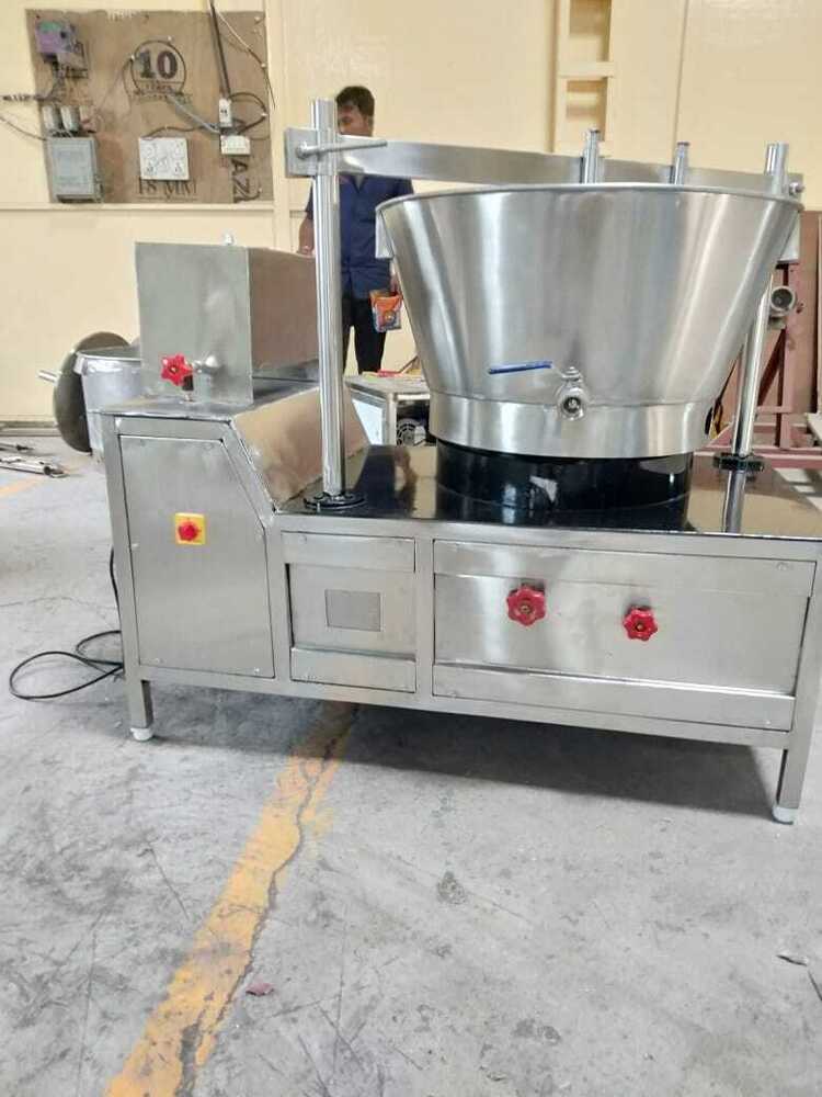 Standing Model Gas And Disel Operated Khoya Making Machine - Color: Silver