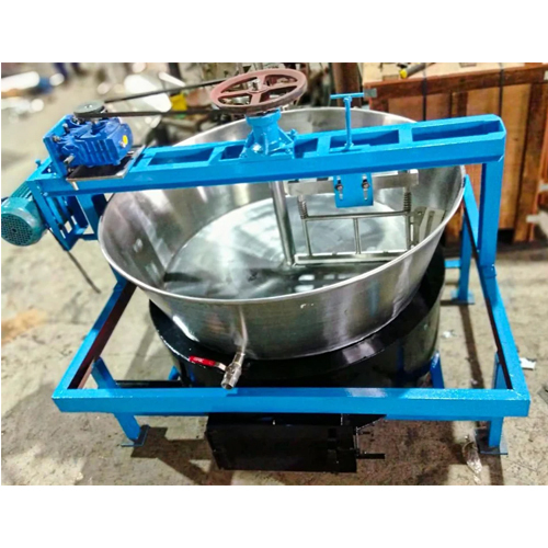 180 Ltr Wood Fire Khoya Making Machine - Color: Blue