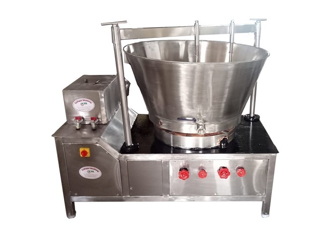 Standing Model Gas And Diesel Operated Khoya Machine - Capacity: 70 Ltr