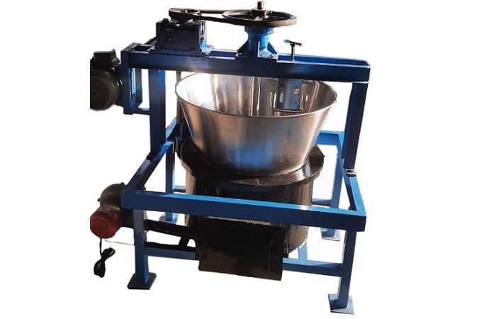 Standing Model Wood Fire Khoya Machine - Color: Blue