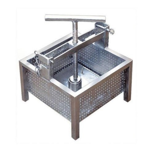 Paneer Press Machine Manual - Color: Silver