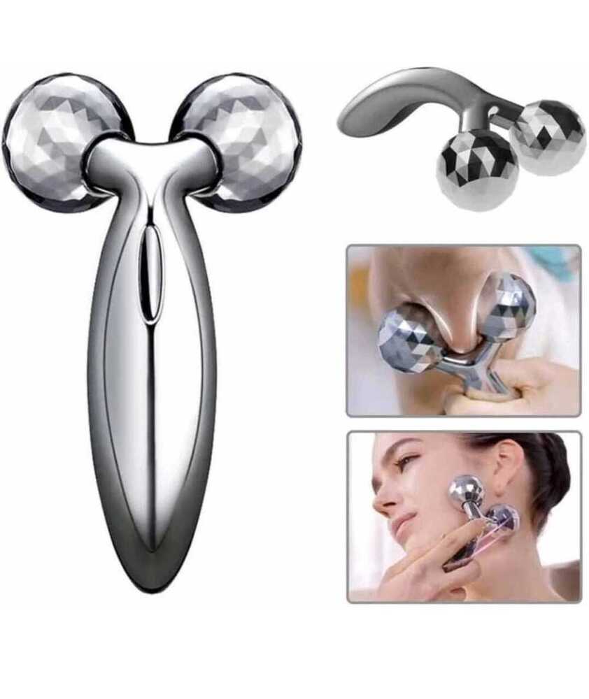 Silver Steel And Plastic 3D Roller Body Massager