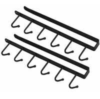 Black Metal Ss Cabinet Hook Pack Of 2 - Application: Home