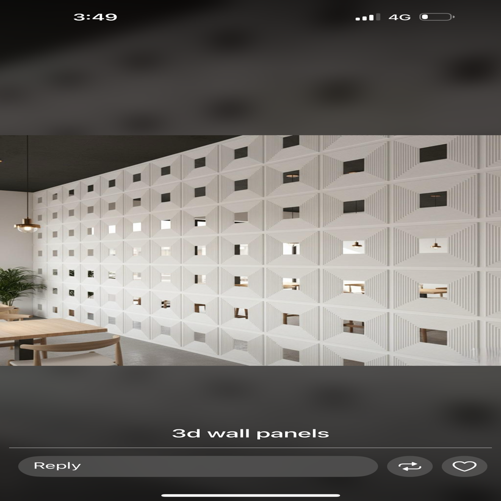 3d Panel Pvc Designer Wall Frames Pvc 3d Designer Wall Panels For Interiors Paintable - Tile Sort: Mosaic