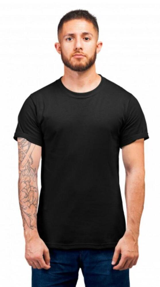 Black Round Neck T-Shirt