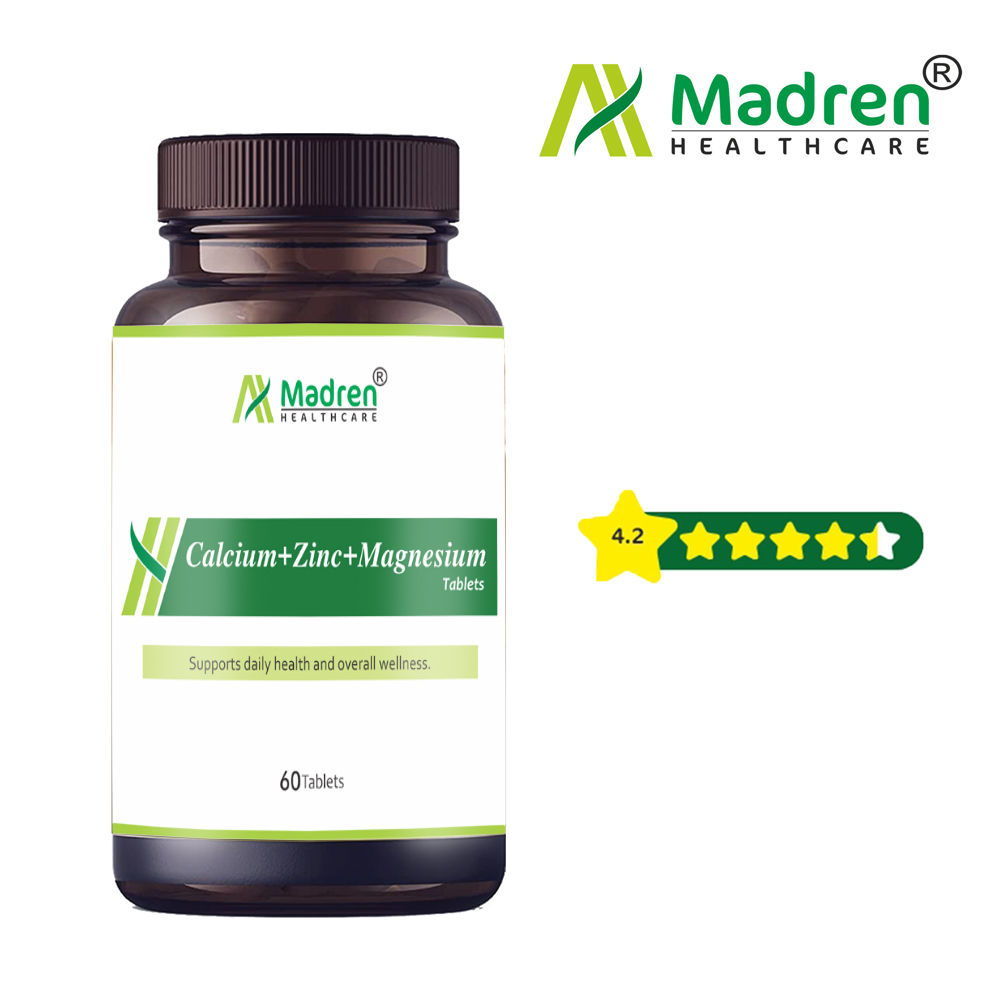 Calcium Zinc Magnesium Tablet - Age Group: For Adults