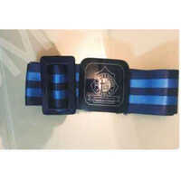 Plastic Satin Belt - Color: Blue