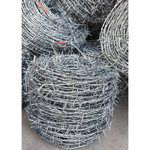 Barbed Wire Coil - Color: Silver