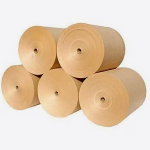 Plain Brown Waterproof Kraft Paper Roll - Shape: Round