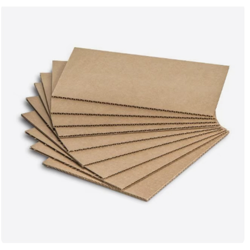 Corrugated Cardboard Sheets - Color: Brown