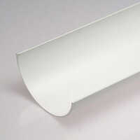Round Pvc Gutter - Color: White