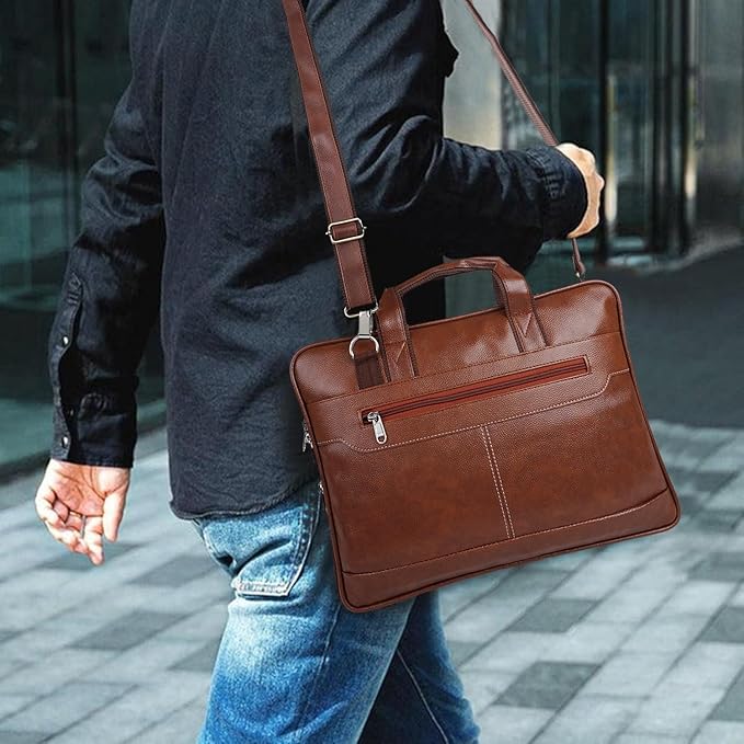 leather office bag