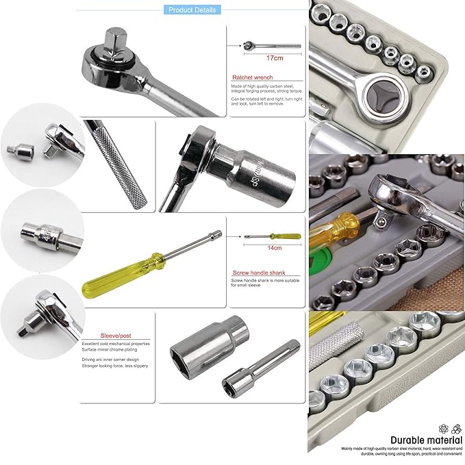 40 Piece Tool Kit - Color: 3