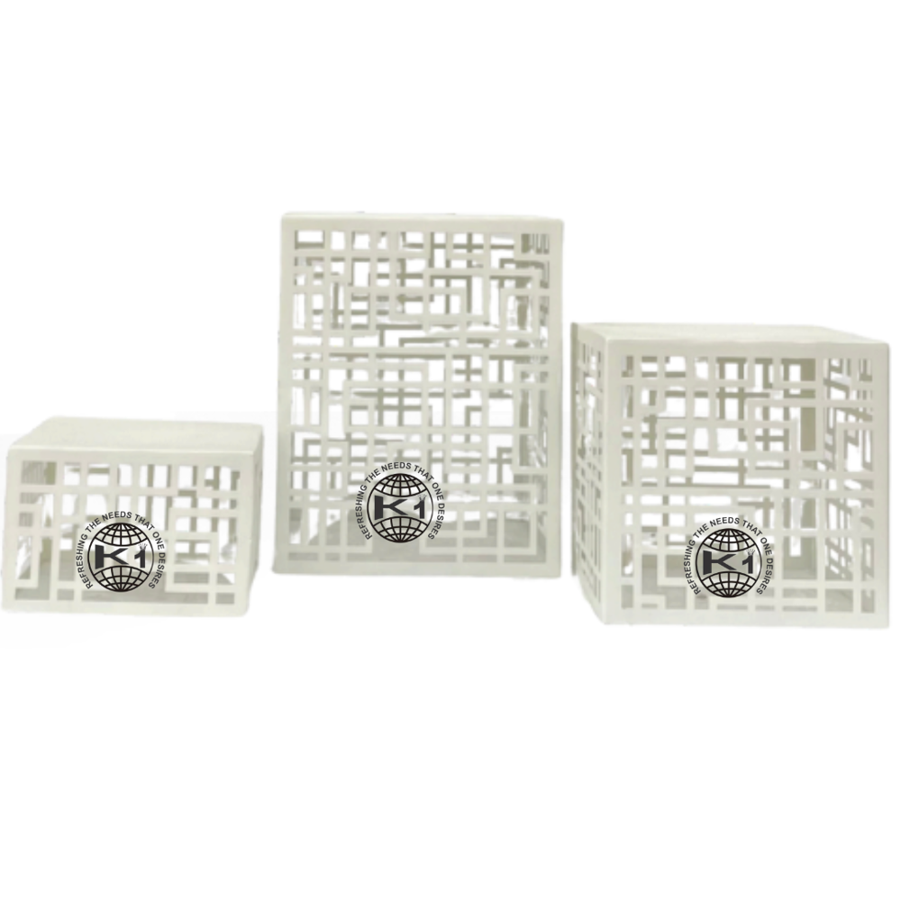 WHITE COLOUR FINISH MS SHATKON RISER FOR HOTEL AND CATERING