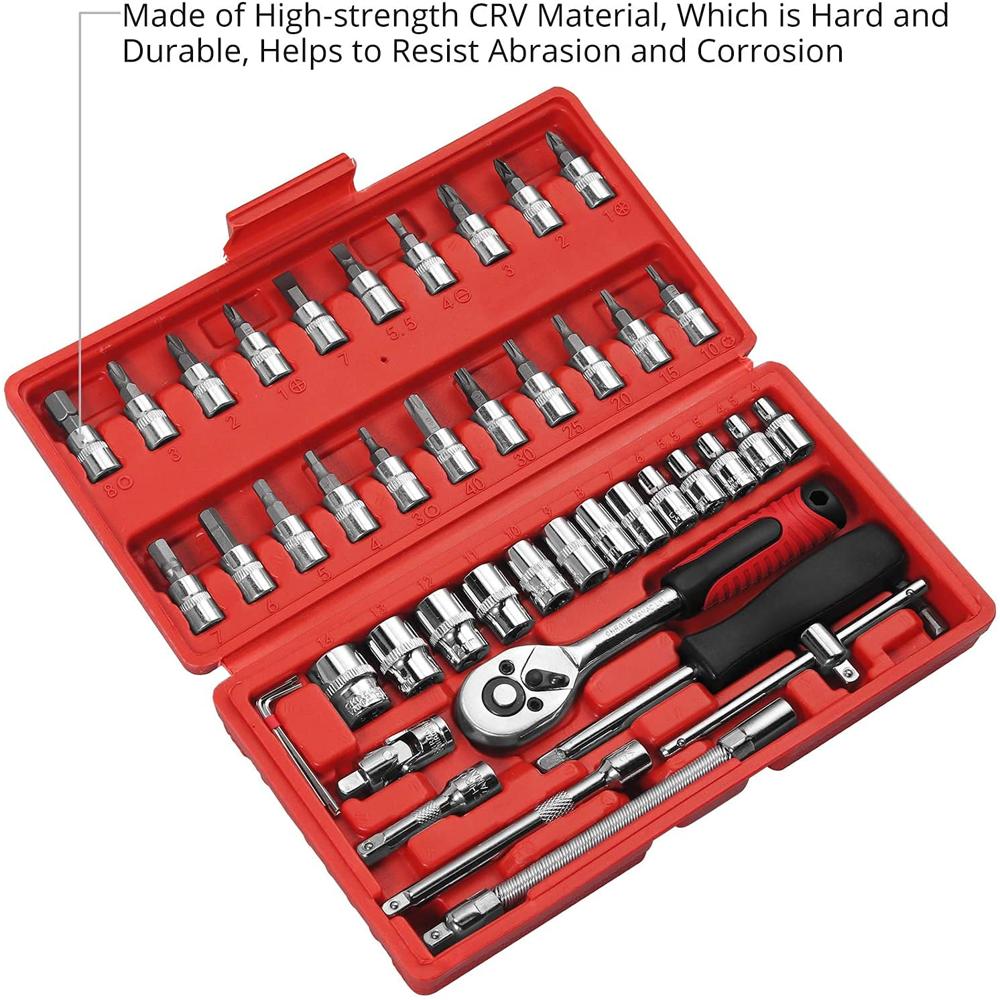 46 Piece Tool Kit - Color: 2