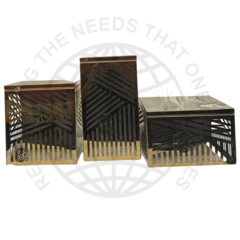 Premium Rose Gold Buffet Risers - Material: Stainless Steel