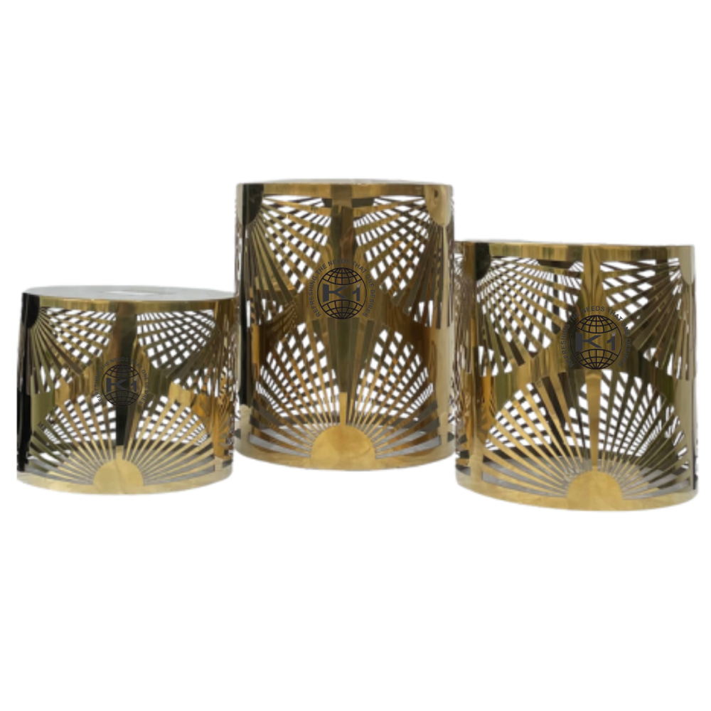 Luxury Metal Buffet Risers Set for hotel and catering services