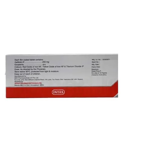 Geffy 250 mg Tablet