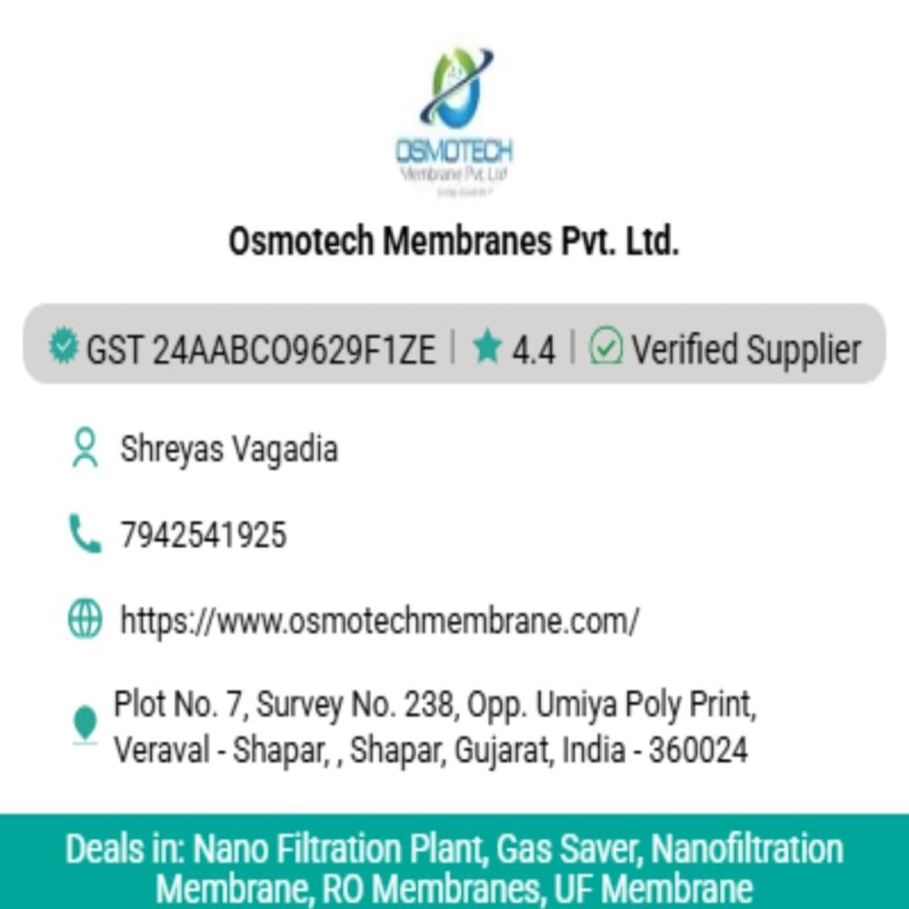 Ultrafiltration Membrane - Color: White