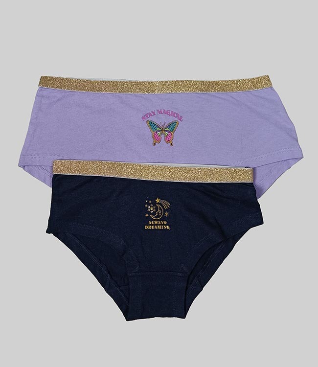 G22059 PRIMARK and JEFF & CO Girls Printed Briefs