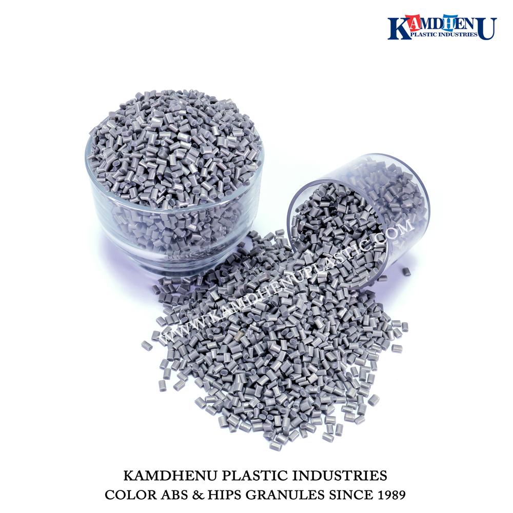 Metallic Pearl Silver Abs Plastic Granules - Color: Different Available